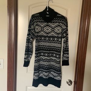 Loft Fair Isle Sweater Dress.